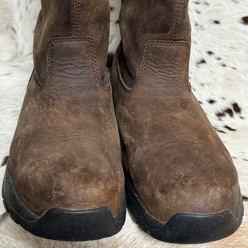 Herman Survivors Leather Waterproof Steel Toe Work Boots Men's 10‎ T1